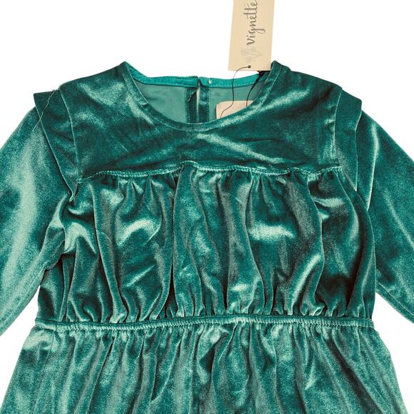 NWT Vignette 2Y Teal Bennett Dress - Picture 3 of 6